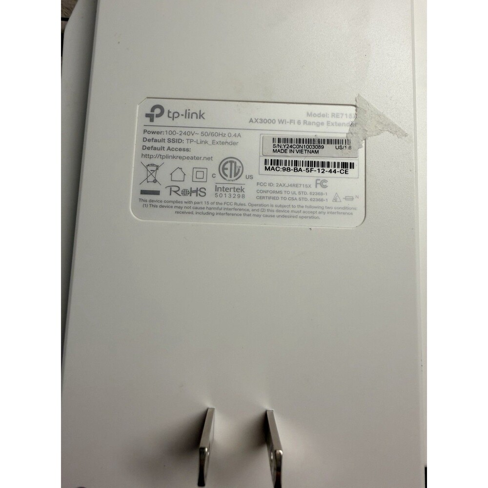RE715X TP-Link AX3000 Mesh WiFi 6 Extender & Access Point - Picture 3 of 7